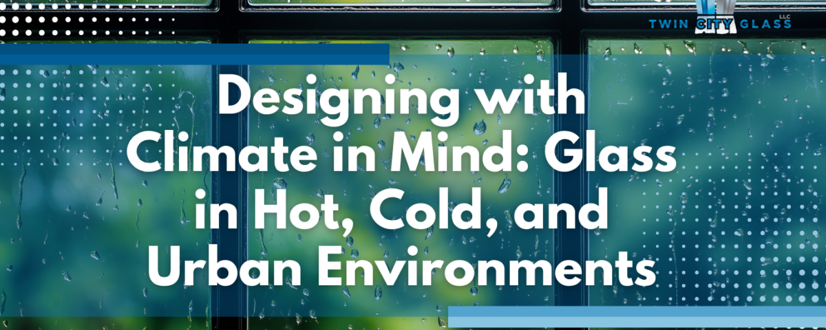 Designing with Climate in Mind: Glass in Hot, Cold, and Urban Environments - Twin City Glass Design