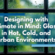 Designing with Climate in Mind: Glass in Hot, Cold, and Urban Environments - Twin City Glass Design